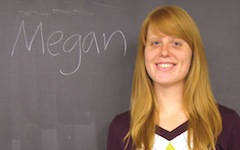 Megan Roberts receives NSF Fellowship 2010